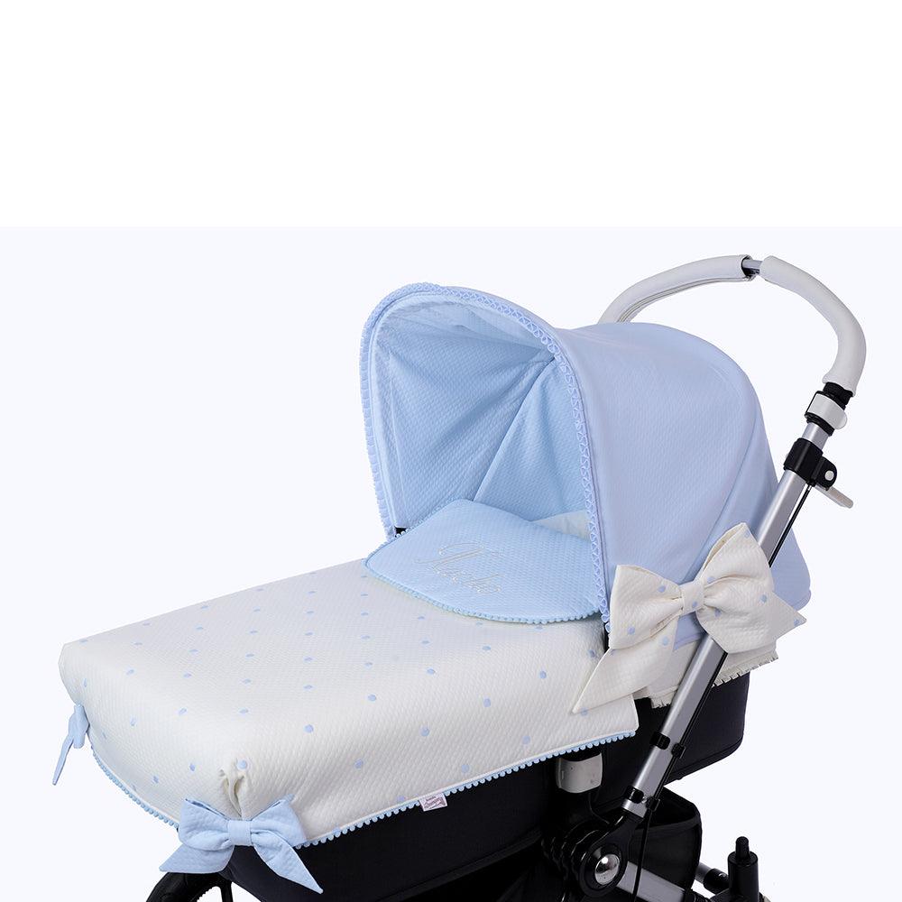 Colcha Capazo A Medida Carro Bebé 828 Nombre Bebiti By Nanetes - Nanetes #